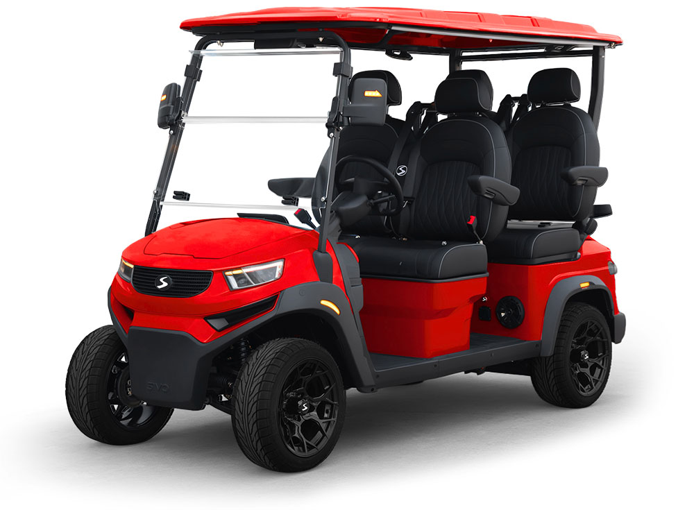 the sivo edge 4 seater in red