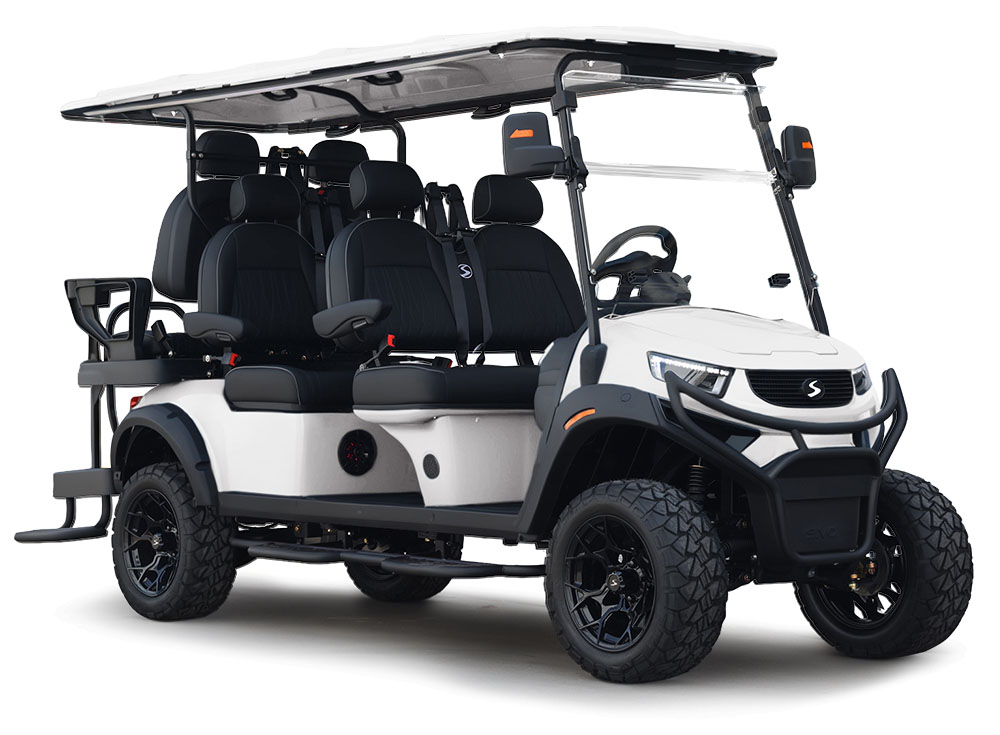 sivo 6 seater lifted in white